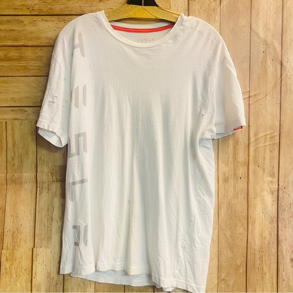 Tesla distressed tshirt